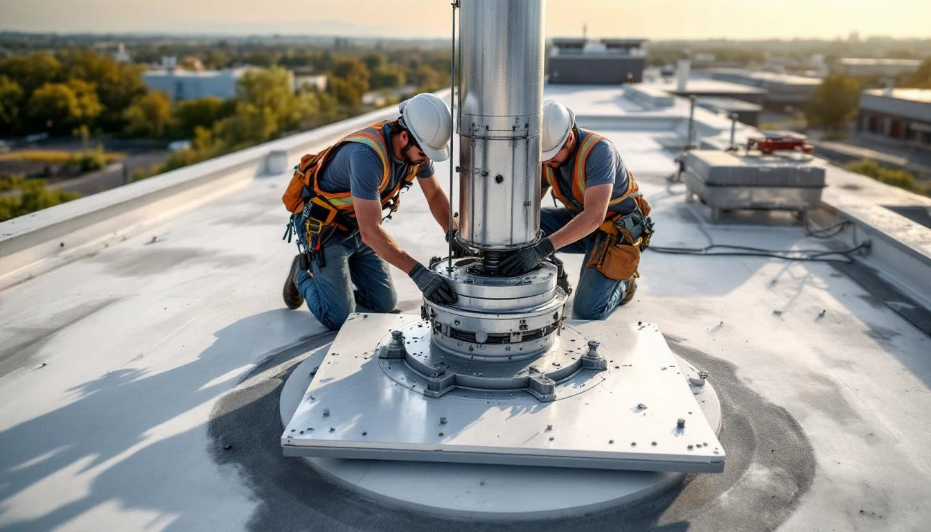 Pitched-Roof Turbine Mounting: Structural Load & Rafter Sizing